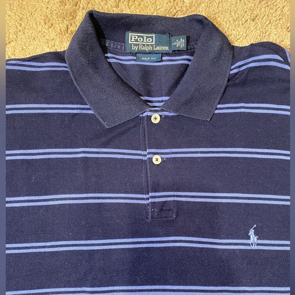 Polo Ralph Lauren Polo Mens Size Large Blue Work Dress School Shirt - Picture 1 of 10